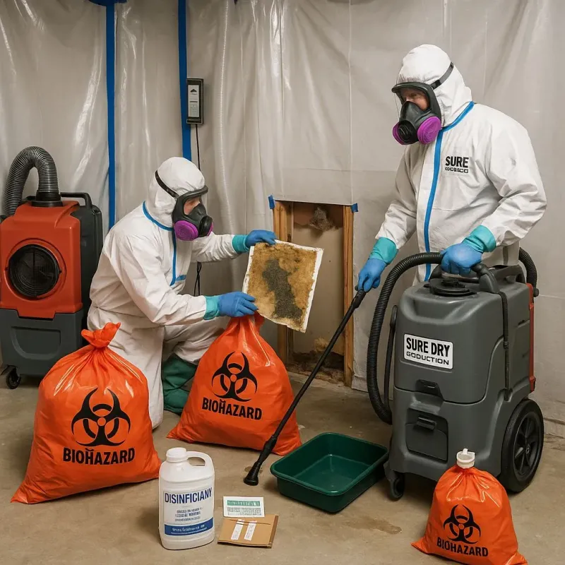 Contaminated Water Handling Protocols process in Andrews, SC